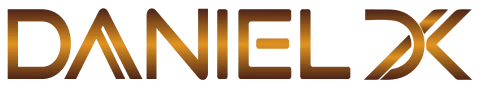 Logotipo DK Daniel Variação Dourado 2